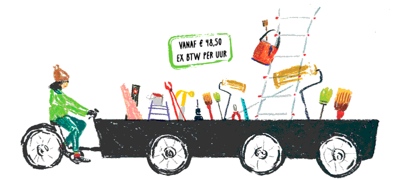 allround klusbedrijf de Klusbakfiets